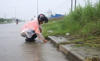 Cleaning a blocked street culvert to prevent flooding, improve drainage flow, protect roads, and maintain public safety during rainy weather.